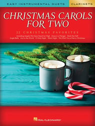 Christmas Carols for Two Clarinet Duet cover
